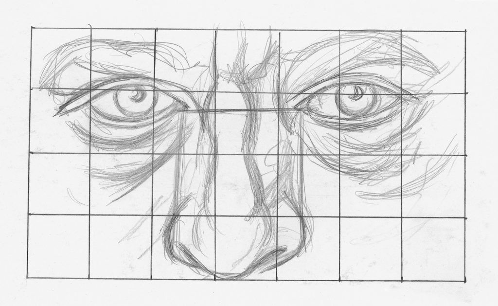human face sketches pencil